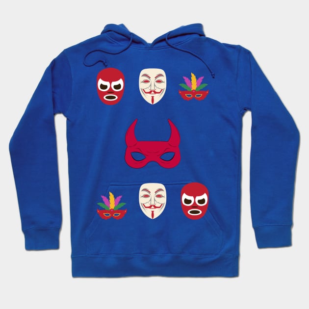 Narcissist Masks Hoodie by twinkle.shop